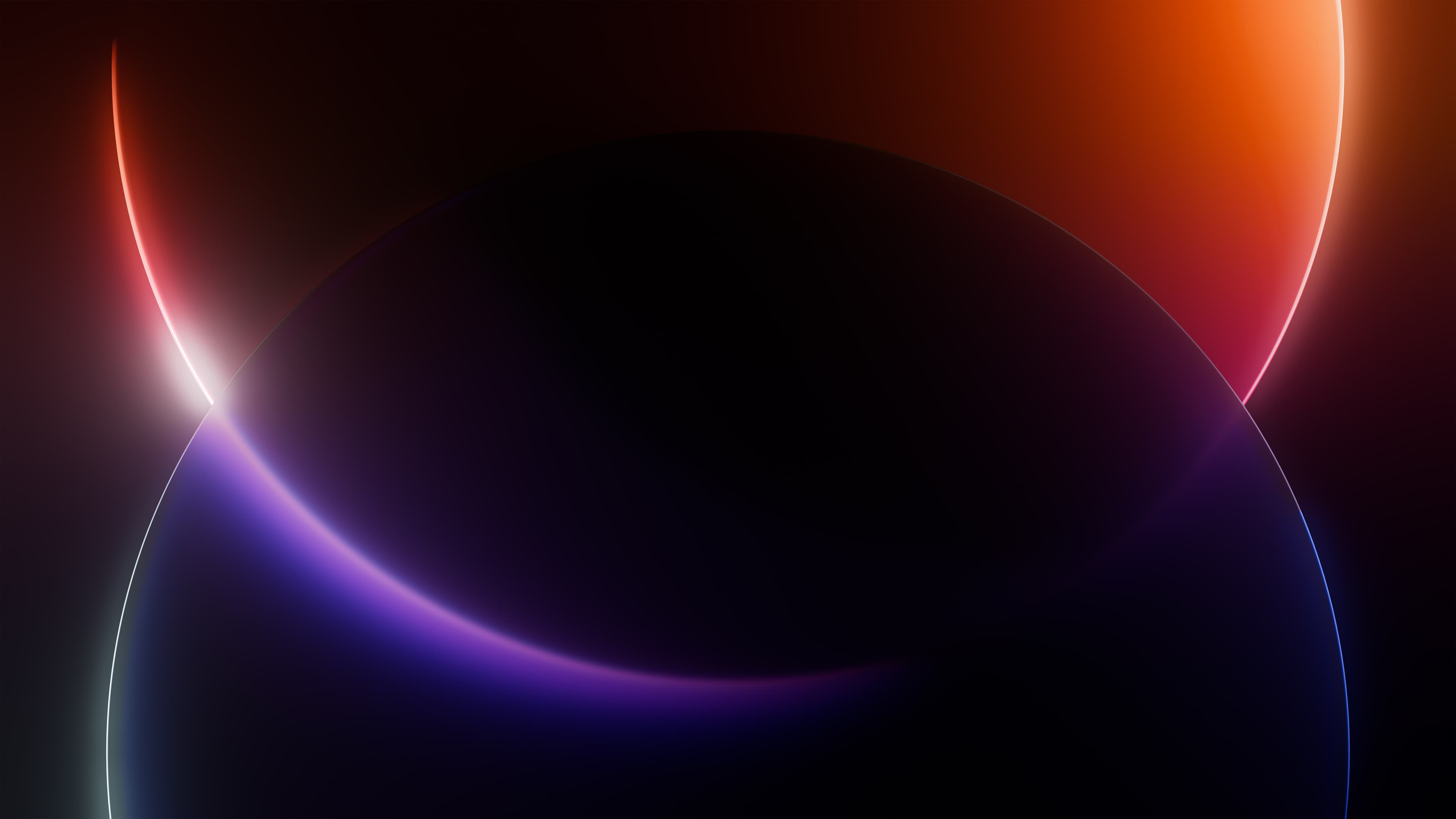 Abstract glowing spheres