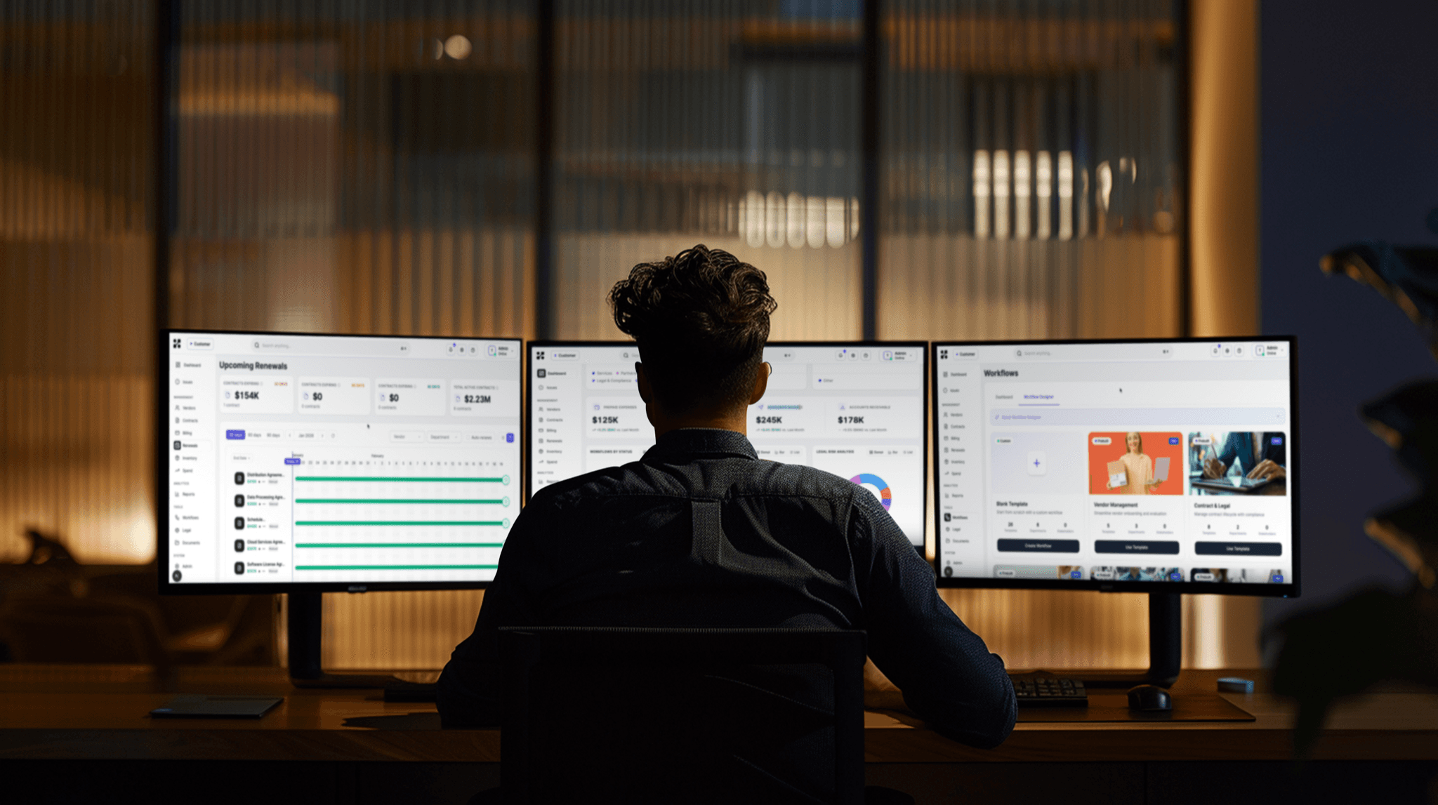 Kavlo contract intelligence dashboard