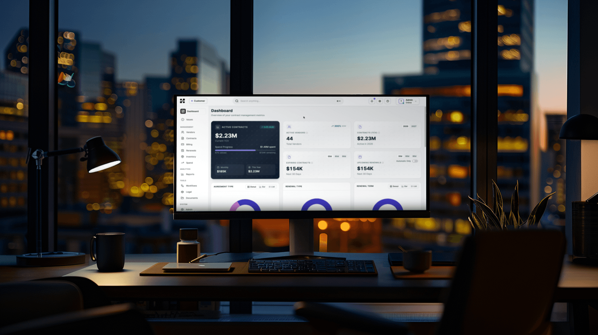 Kavlo contract intelligence interface