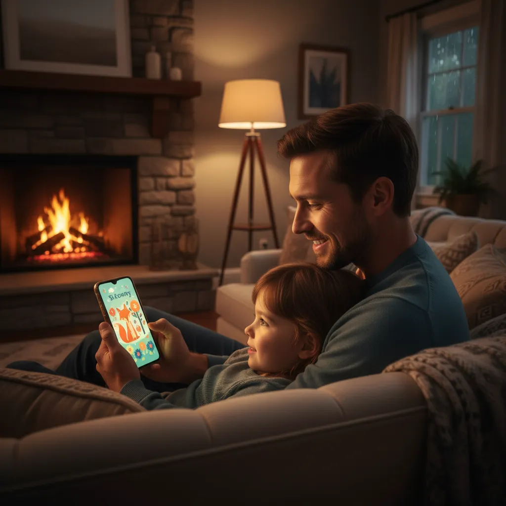 WonderCast on iPhone, personalized stories on the go